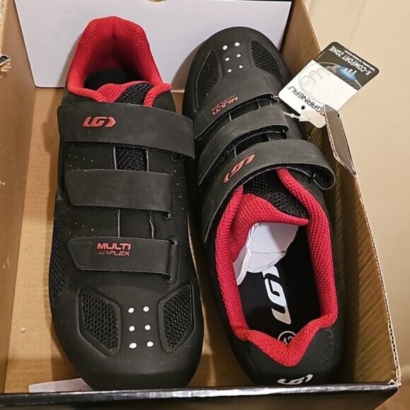 Louis Garneau Men's Multi Air Flex II Shoes Size 9 New - Picture 4 of 7